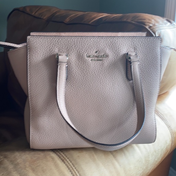 Kate Spade NWOT Jackson satchel/crossbody. Blush - Picture 7 of 7